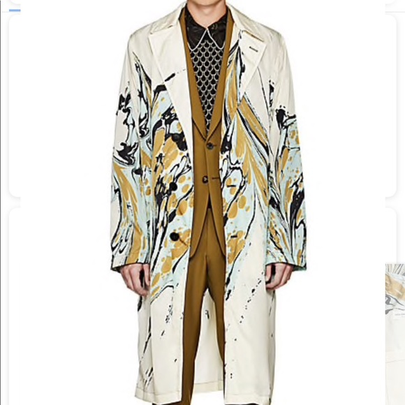 Dries Van Noten Other - ♦️ Dries Van Noten Marble-Print Trench Coat